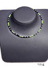 Boho Necklace, Tila Bead Choker, Color of Life